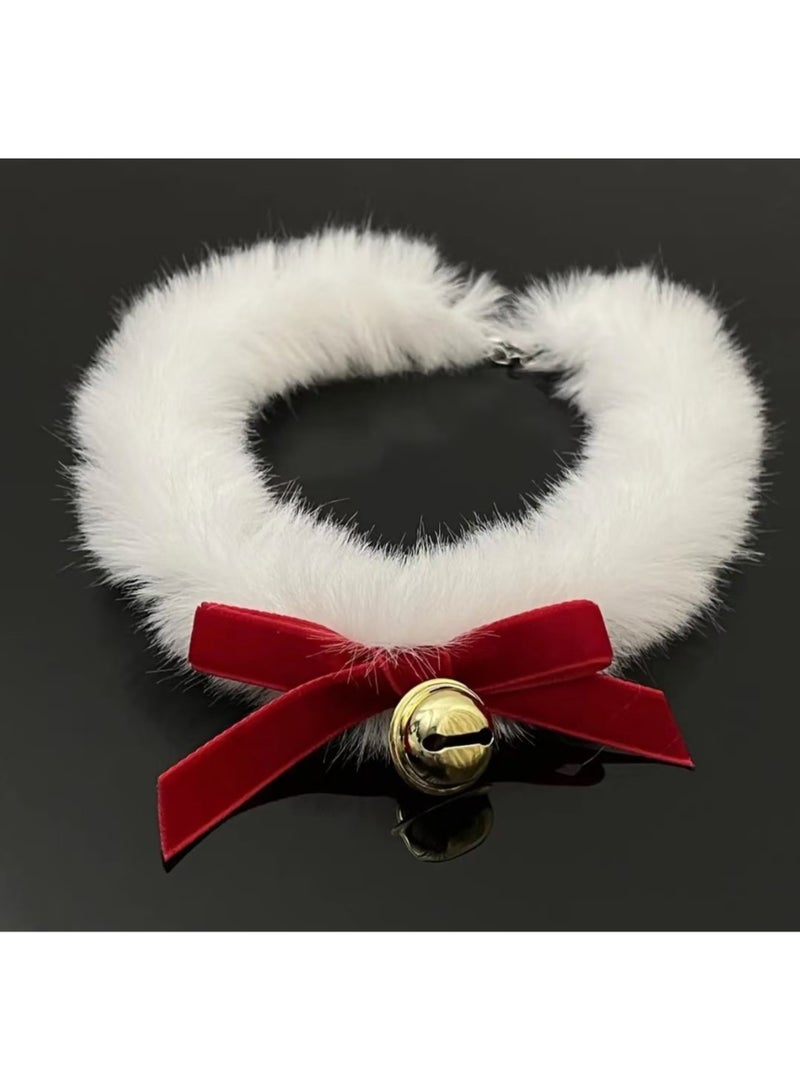 Plush Choker Necklace for Party Costume - Image 2